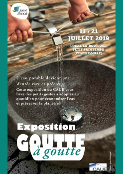 Exposition "Goutte à goutte" : des gestes simples pour préserver l'eau