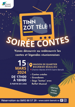 Tinn zot télé ! - Soirée contes