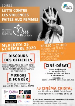 Soirée lutte contre les violences faites aux femmes