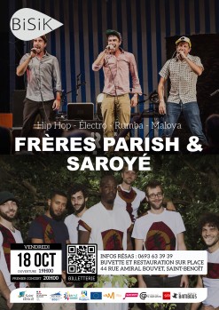 Frères Parish et Saroyé en concert au Bisik