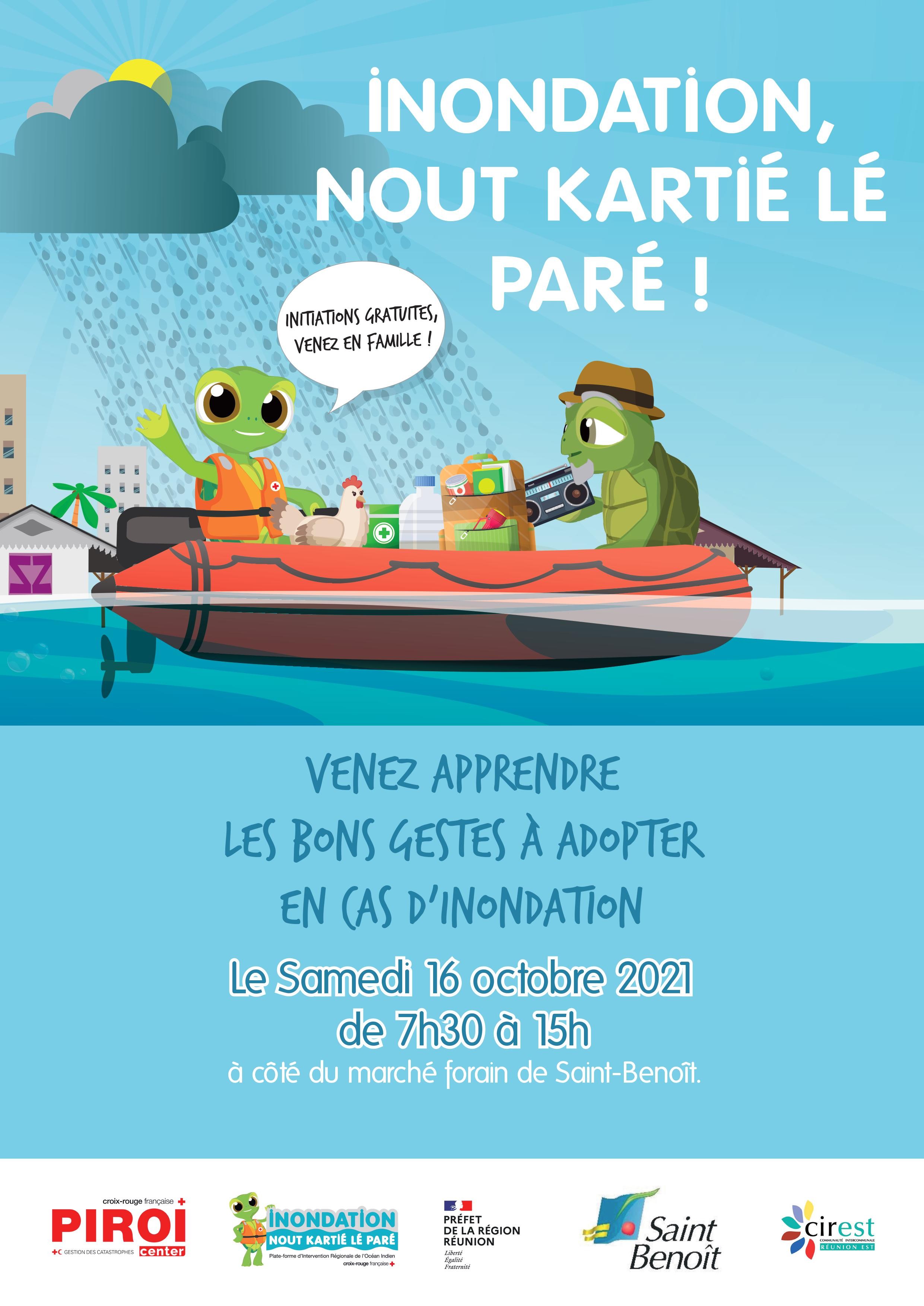 Journée de sensibilisation « Inondation, nout kartié lé paré»