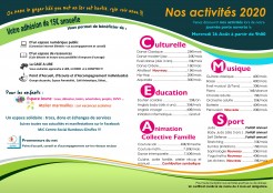 MJC Centre Social Bambous Girofles : programme annuel 