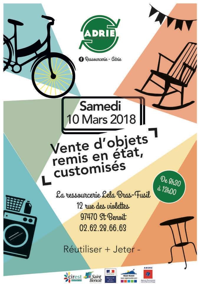 Vente d'objets remis en état et customisés