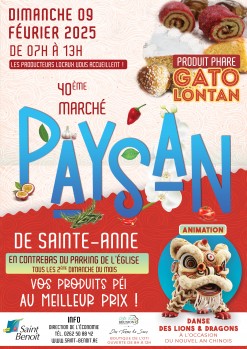 40ème marché paysan de Sainte-Anne