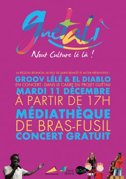 Groov Lélé et El Diablo en concert à la médiathèque de Bras-Fusil