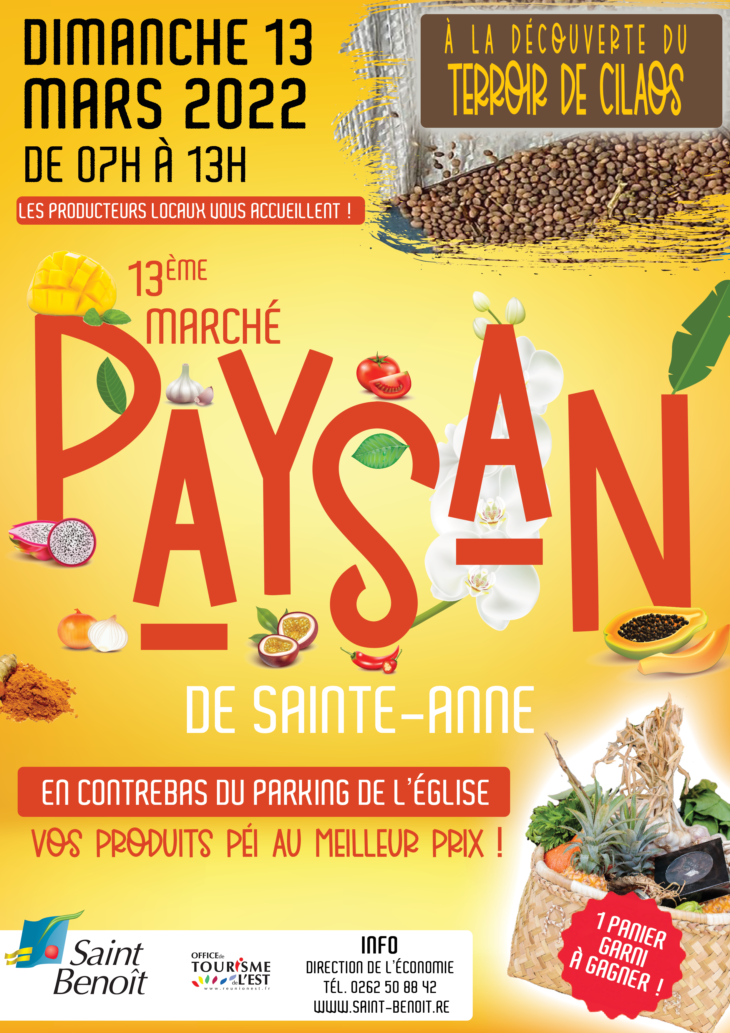 13ème Marché paysan de Sainte-Anne!