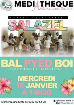 "Bal pyèd boi" de la troupe folklorique Salazel