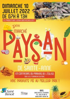  17ÈME MARCHÉ PAYSAN DE SAINTE-ANNE