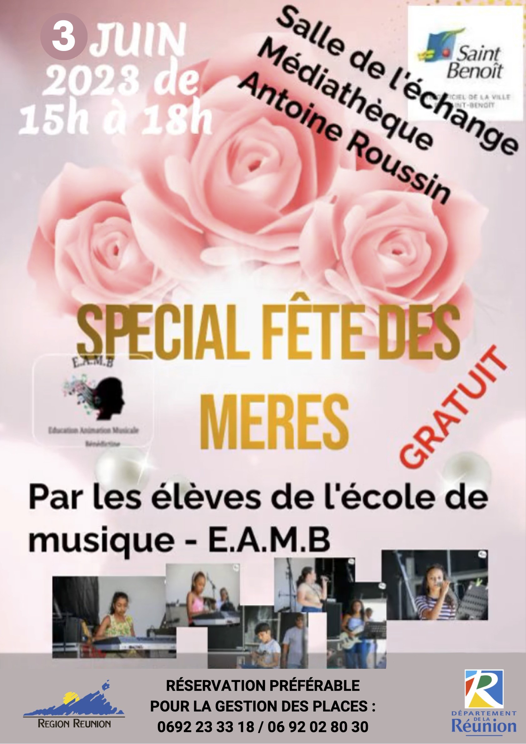 Concert musical de l’école de musique E.A.M.B