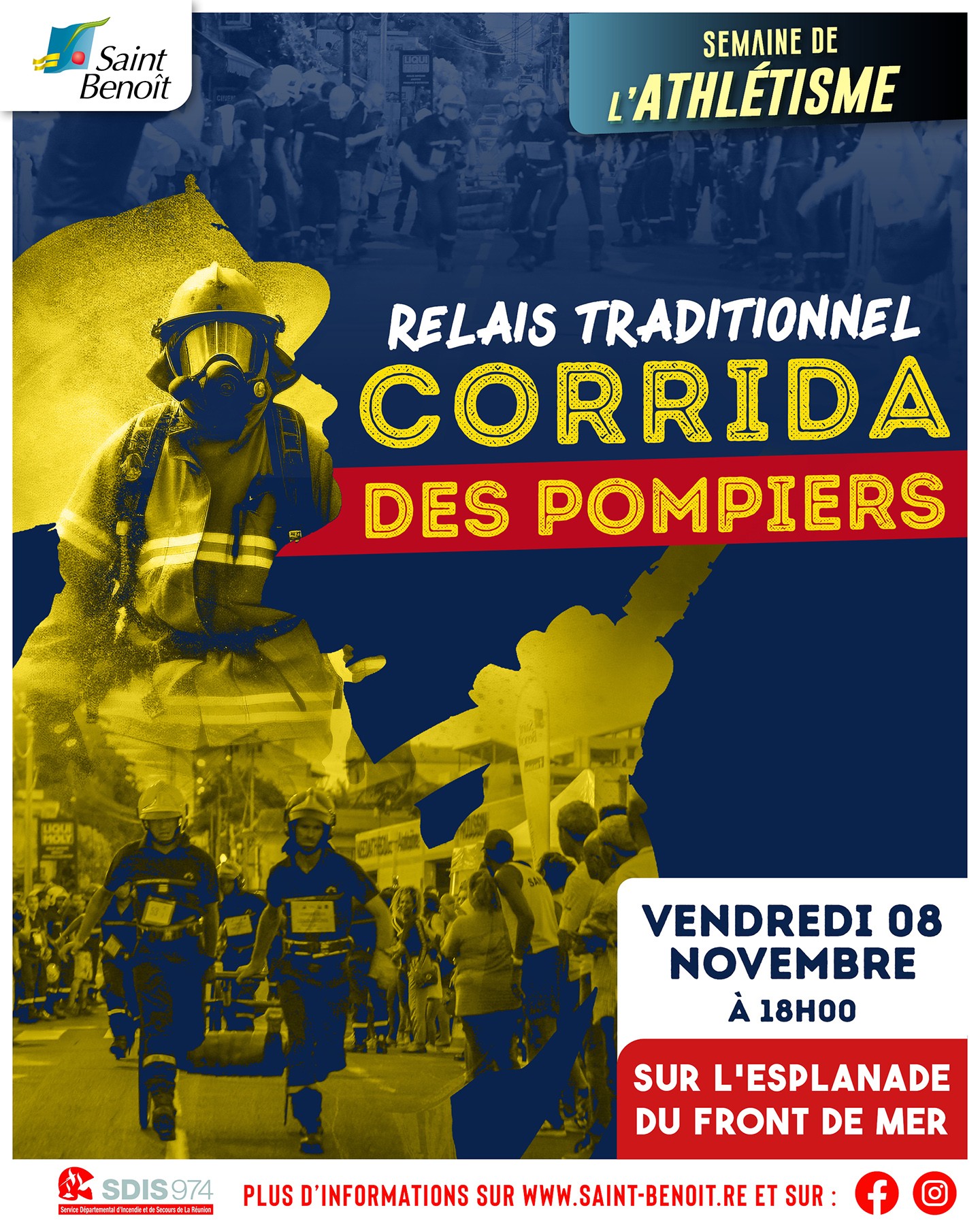 La corrida des sapeurs-pompiers