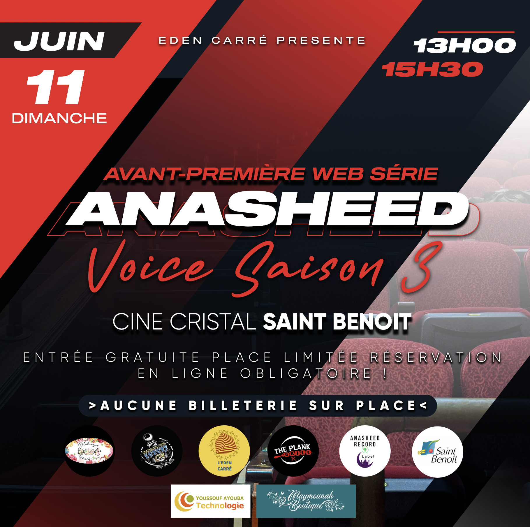 « Anasheed Voice » en avant-première au cinéma Cristal