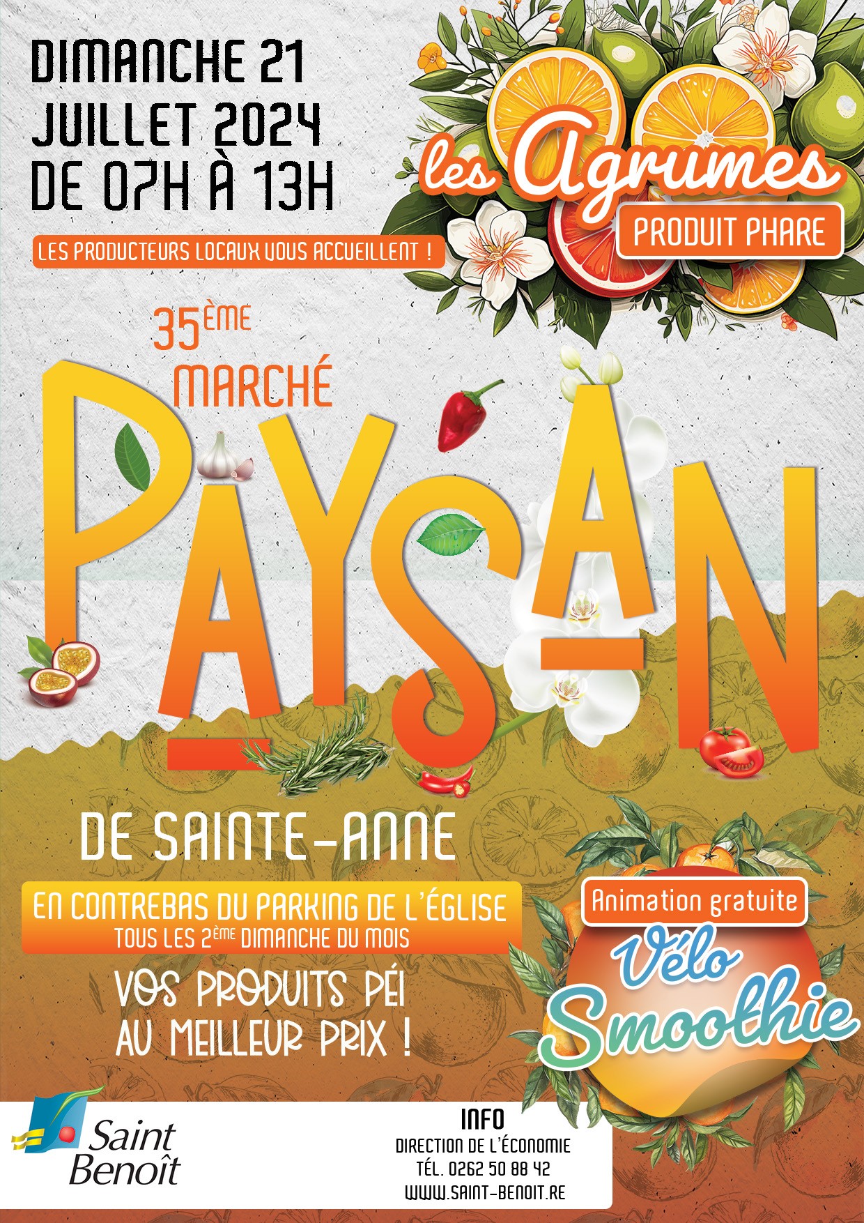 Marché paysan spécial agrumes 