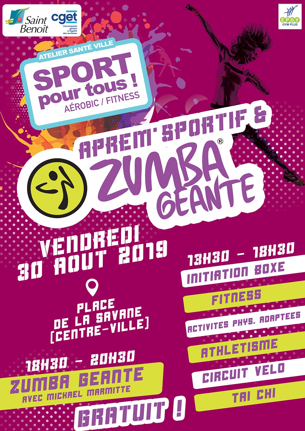 Aprem' sportif et Zumba géante