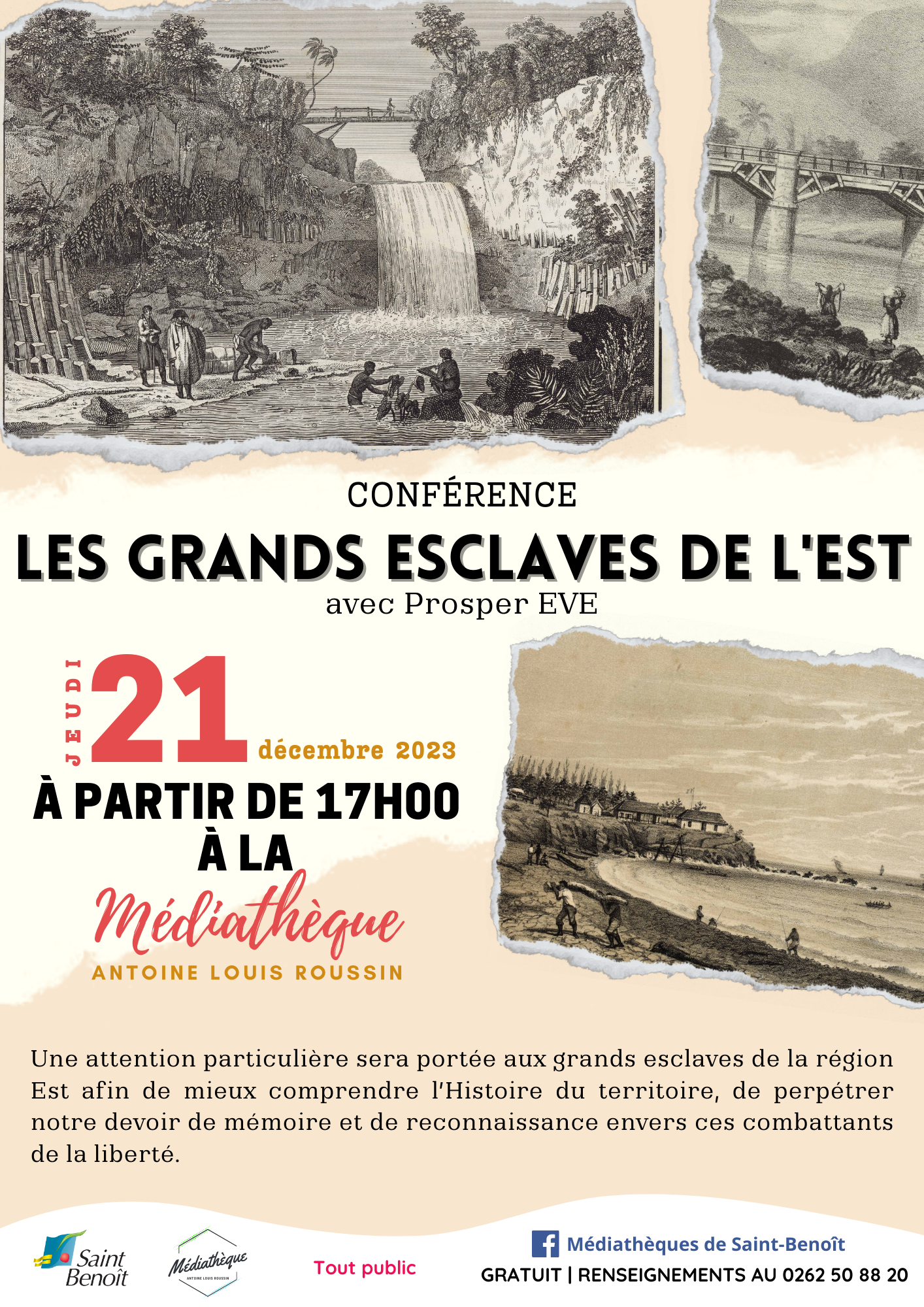 Conférence | Les grands esclaves de l'Est avec Prosper EVE