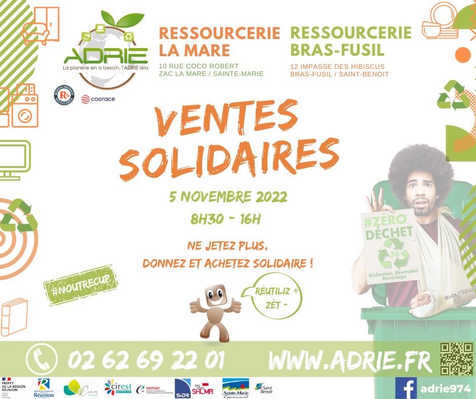 Ventes Solidaires à la Ressourcerie de Bras-Fusil