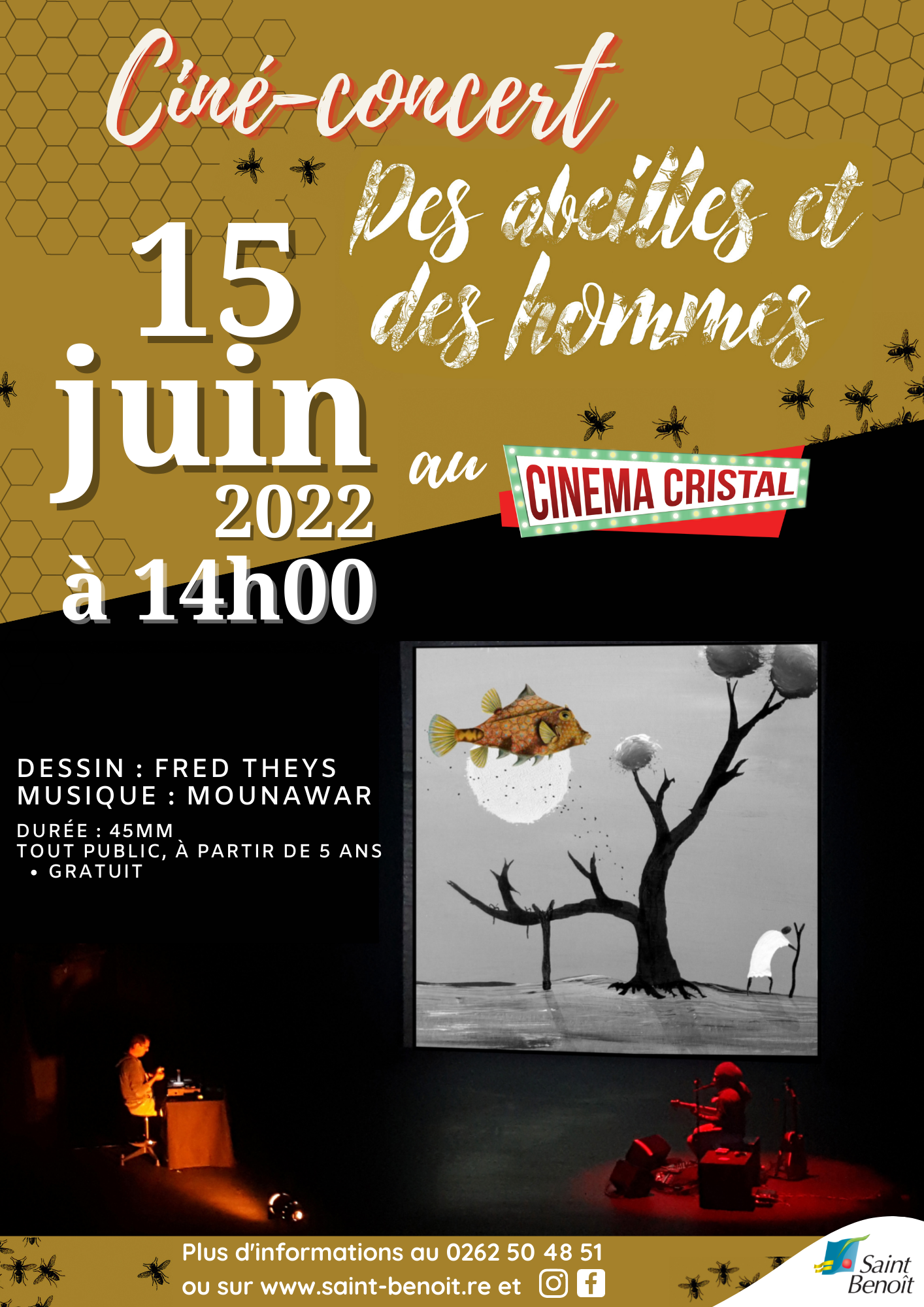 Ciné concert "Des abeilles et des hommes"