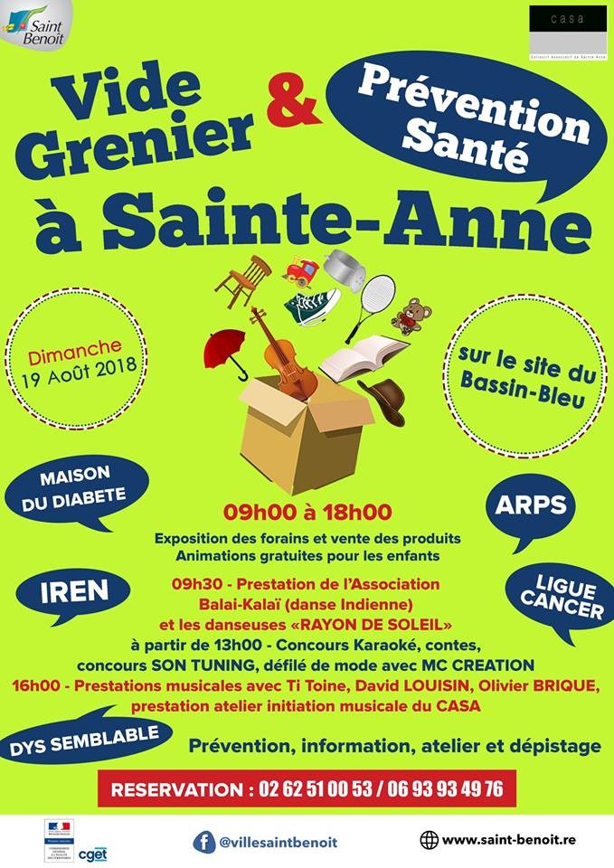 Vide grenier et action prévention santé