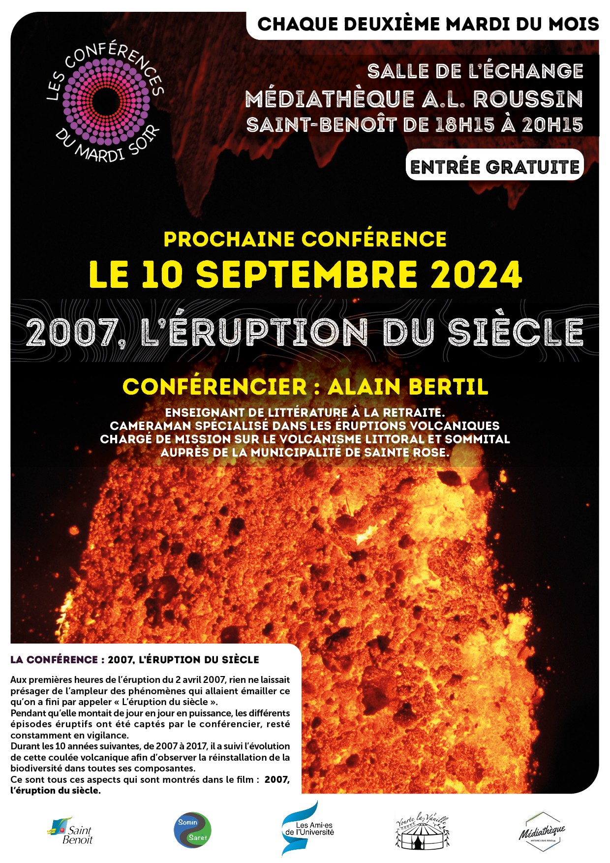 Conférence : 2007, l'éruption du siècle