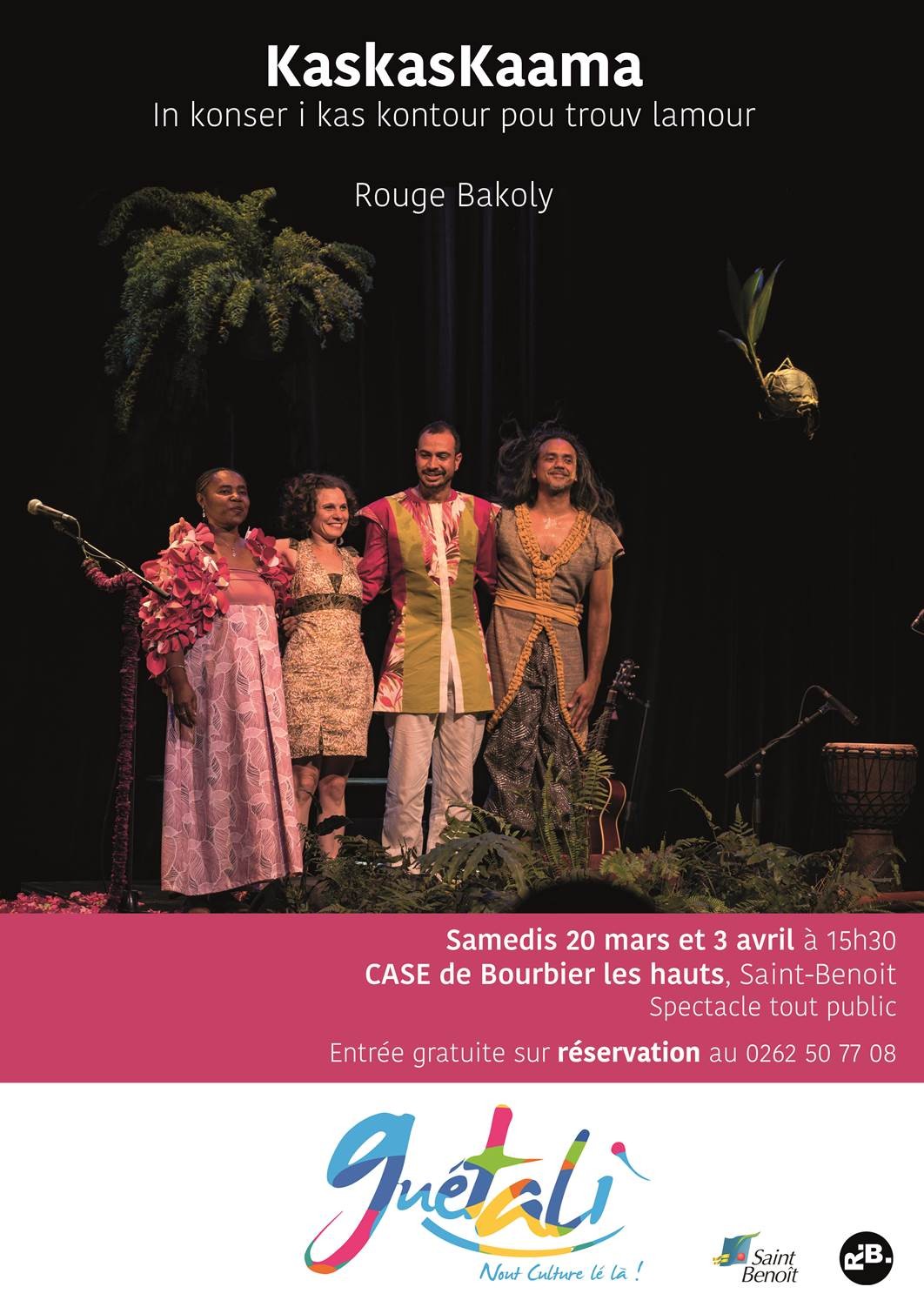 SPECTACLE MUSICAL « KASKASKAAMA » – CIE ROUGE BAKOLY 