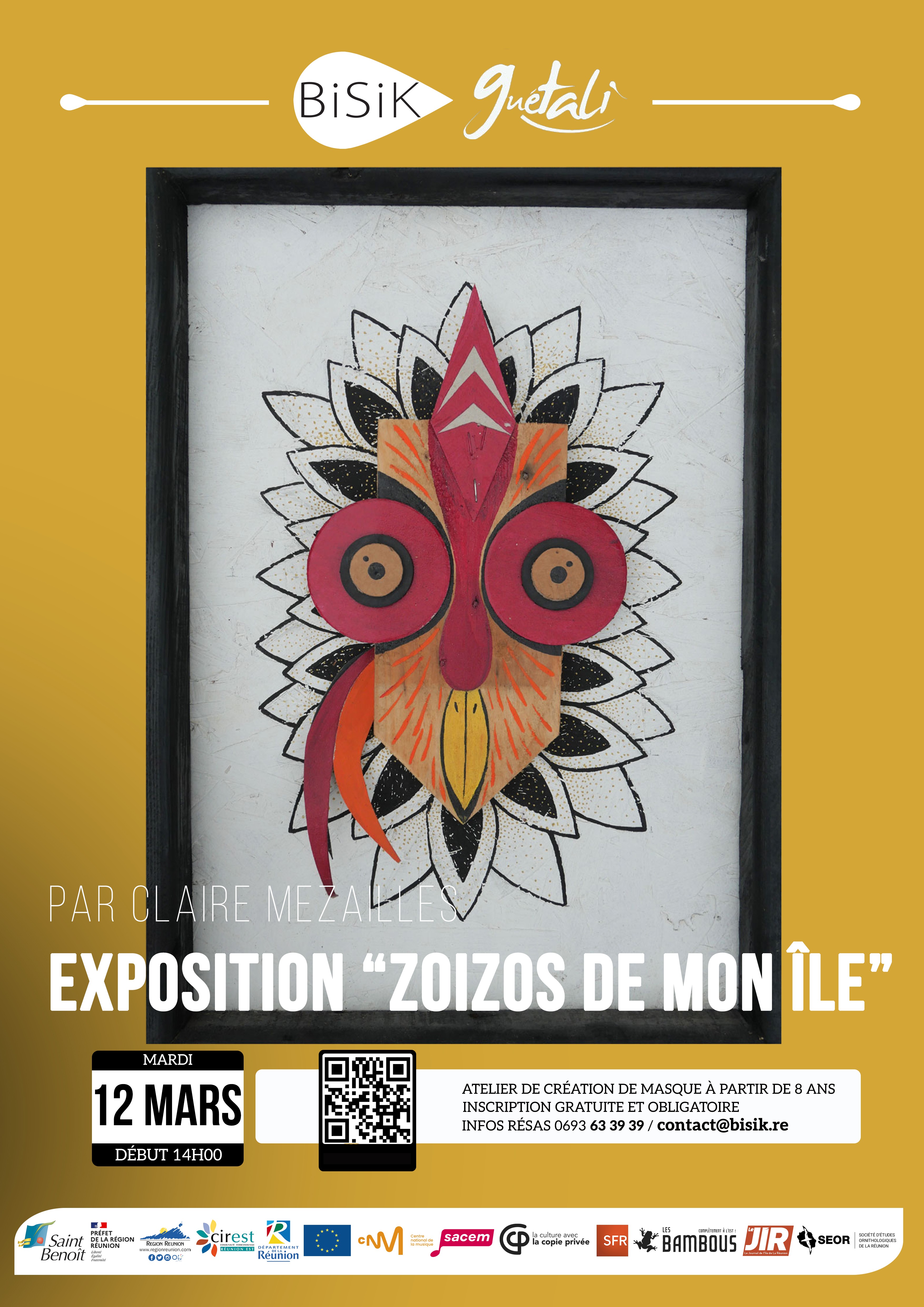 Exposition “Zoizos de mon île” au Bisik : Osmose avec la nature