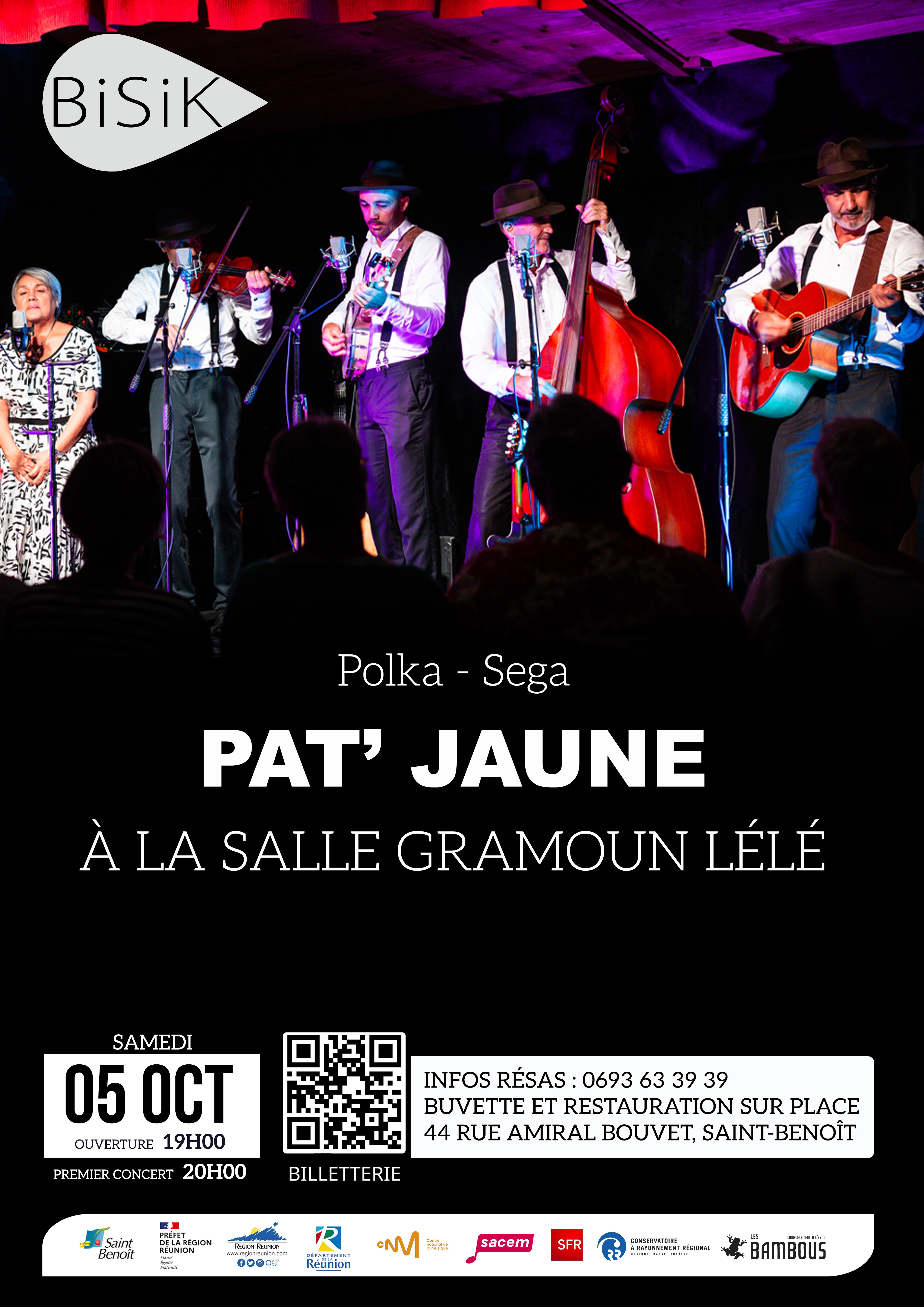 Pat’ Jaune en concert