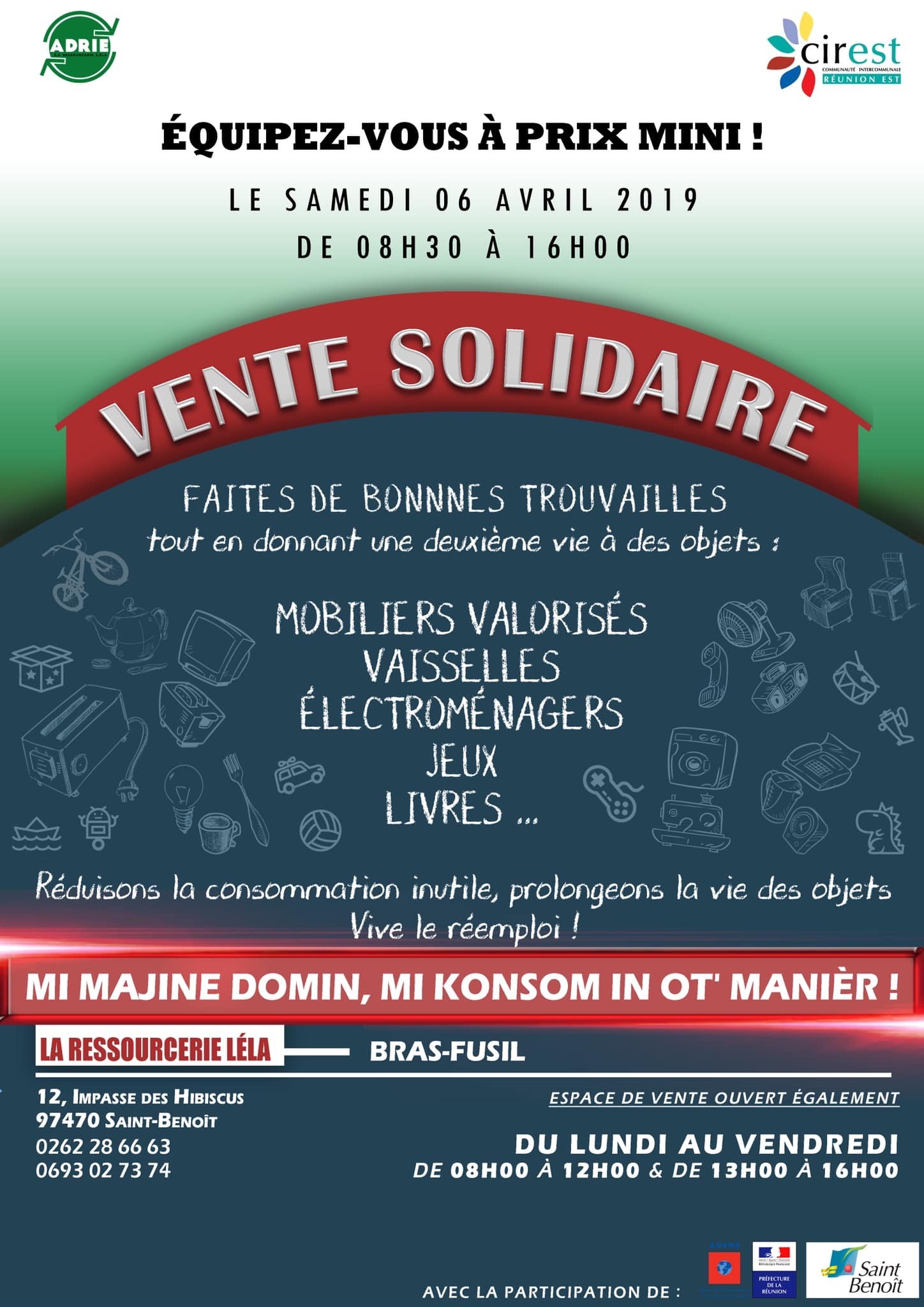 Vente solidaire de l'ADRIE