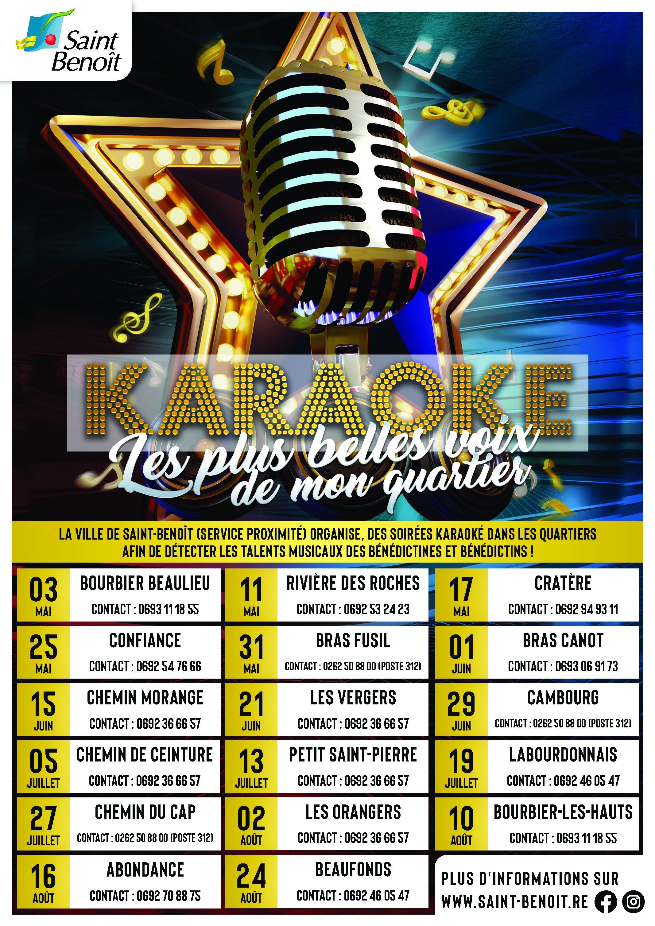 Concours Karaoké "Les plus belles voix de mon quartier"