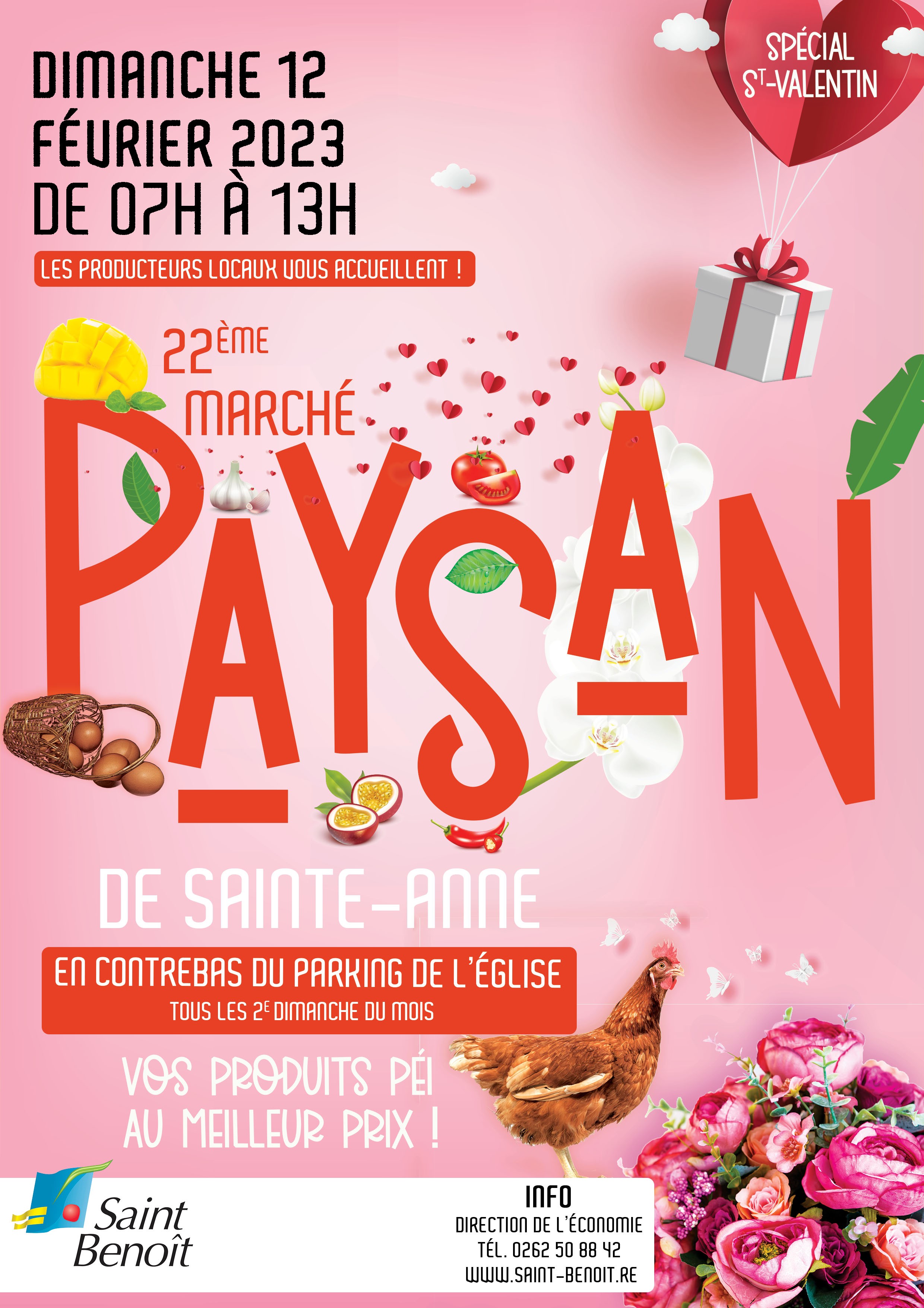 Marché paysan spécial St-Valentin