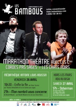 MARATHON THÉÂTRE (Cies Cordes pas sages & Les chats noirs)