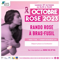 OCTOBRE ROSE : Rando rose à Bras-Fusil