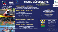 Stage découverte sports de Pagaies