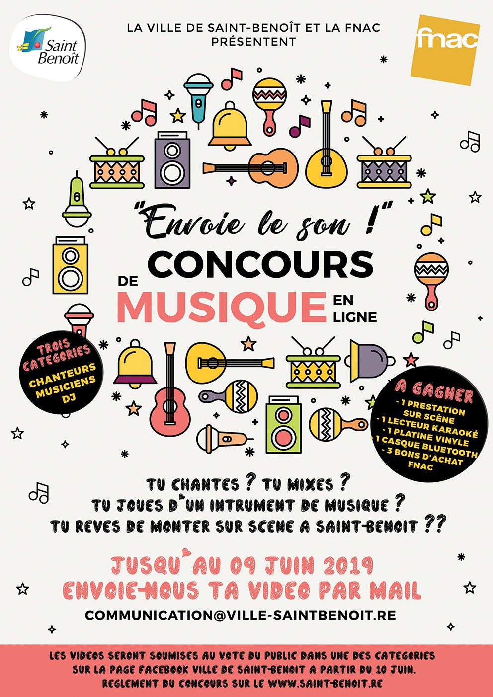 Fête de la musique : concours "Envoie le son !"