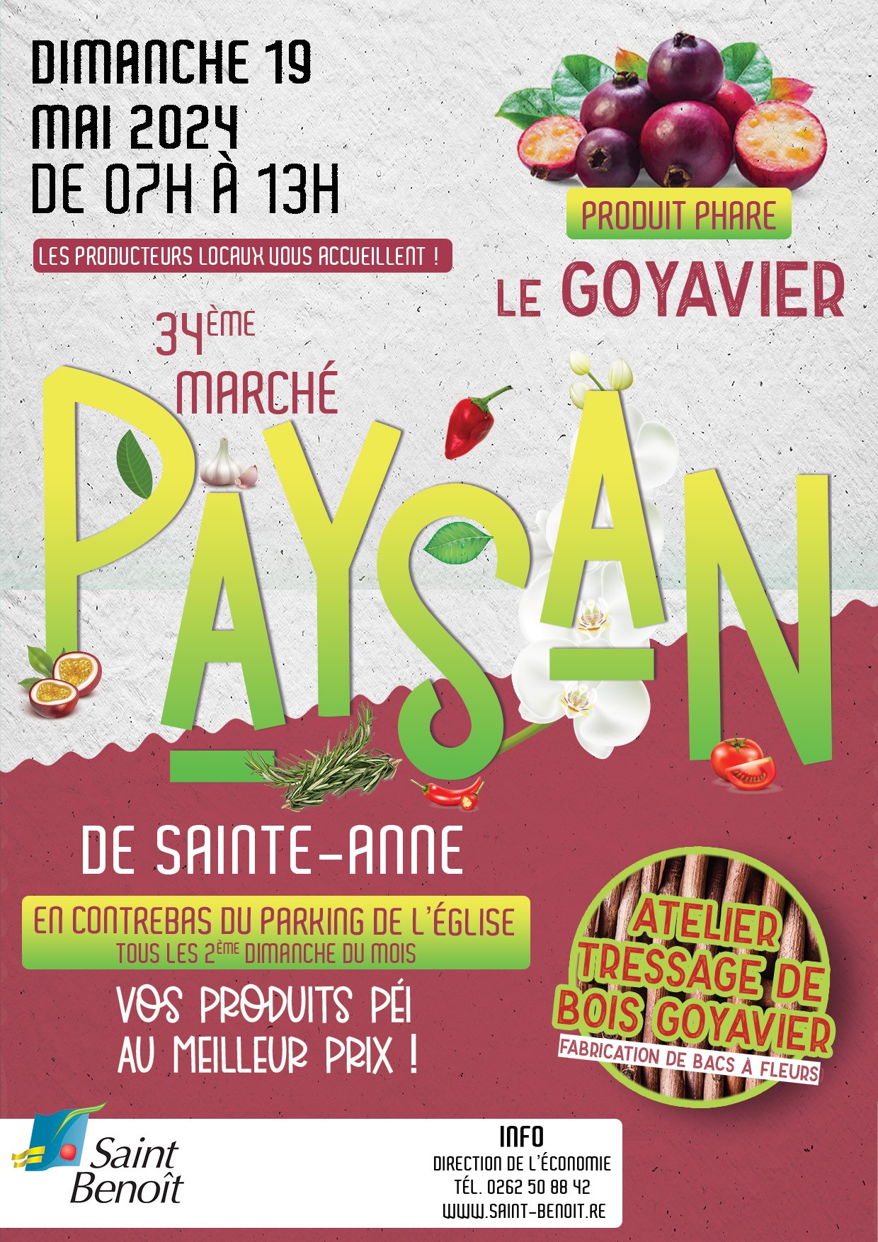 34e Marché Paysan : Le goyavier à l'honneur