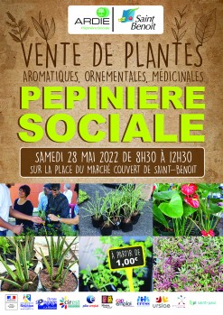 Vente de plantes de la pépinière sociale