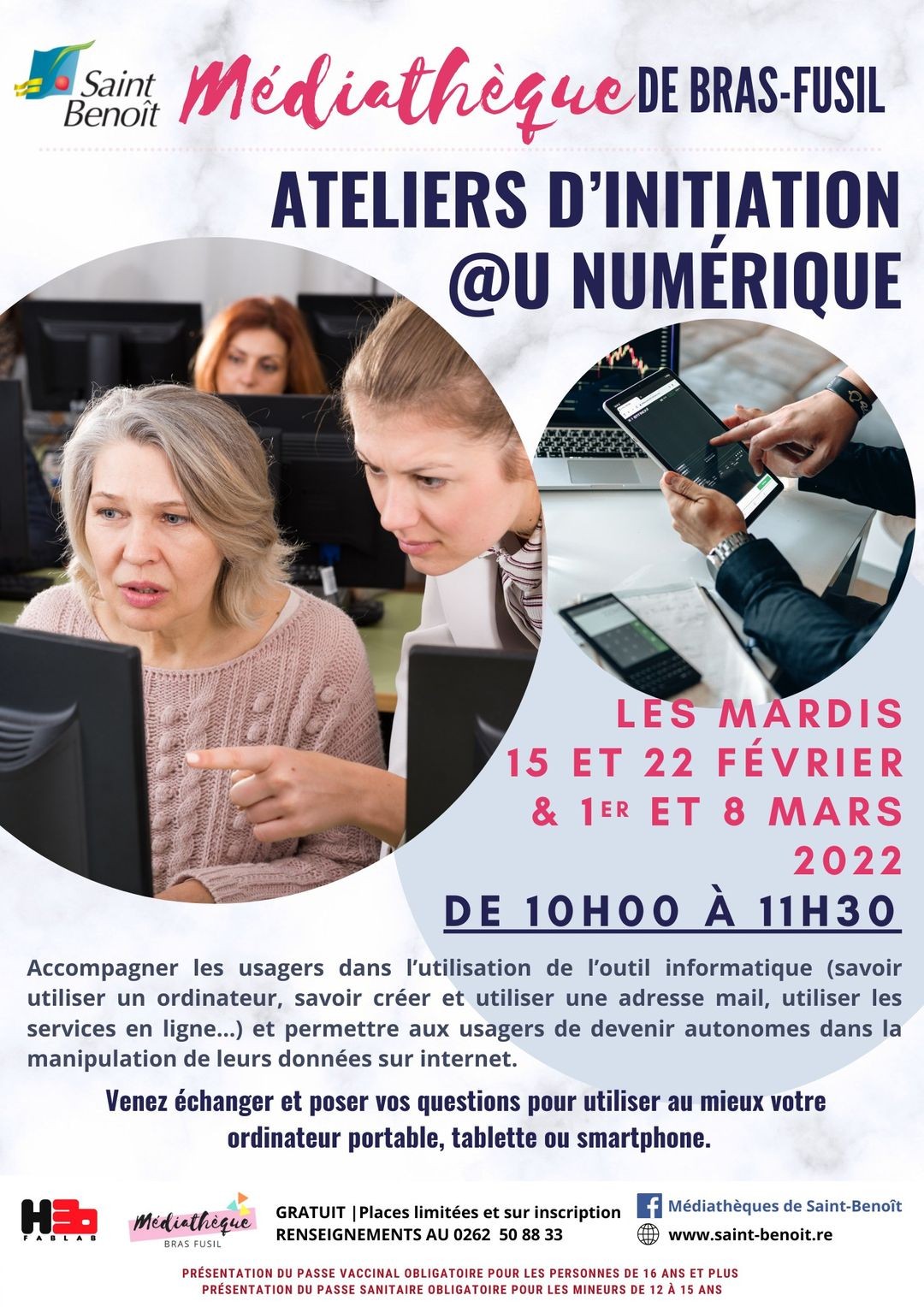  ATELIERS D’INITIATION AU NUMERIQUE