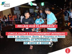 Relais aux flambeaux : info route