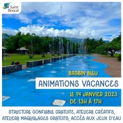 ANIMATIONS VACANCES - Sur le site du Bassin Bleu