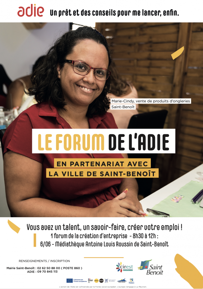 Forum de l'Adie sur la création d'entreprise