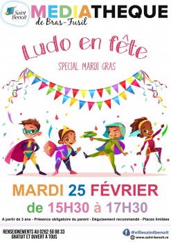 Ludo en fête spécial Mardi Gras : concours du déguisement !