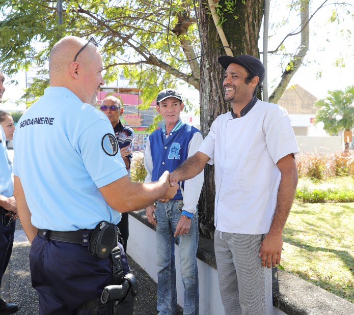 Un Sobatkoz avec les gendarmes de Saint-Benoît !