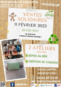 La ressourcerie léla- Vente solidaire du samedi 11 février 2023