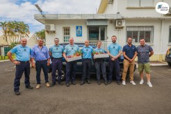 Visite aux équipes d’astreinte : Gendarmerie, Pompiers et GHER.