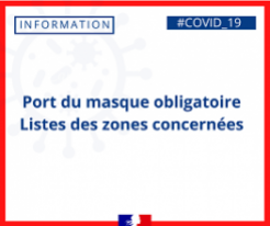 Périmètre étendu pour l’obligation du port du masque