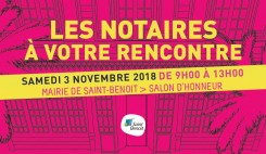 Les Notaires à votre rencontre à Saint-Benoît