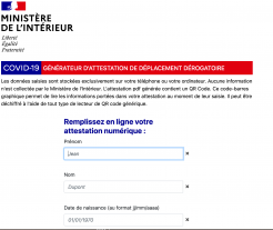 COVID-19 : Téléchargez l'attestation numérique pour vos déplacements