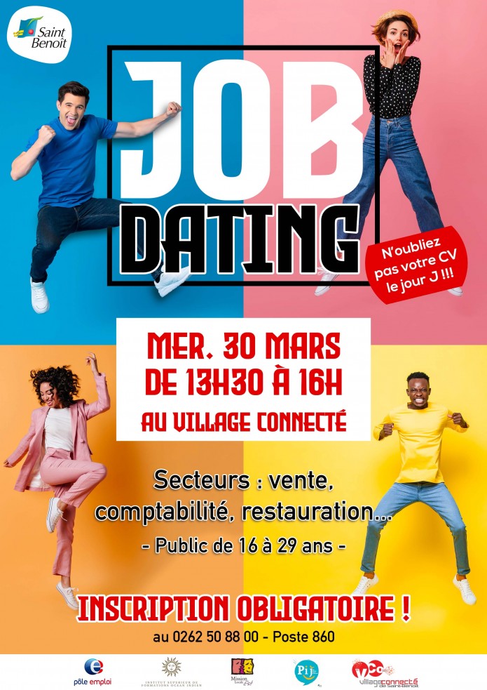 JOB DATING au Village Connecté de Saint-Benoît