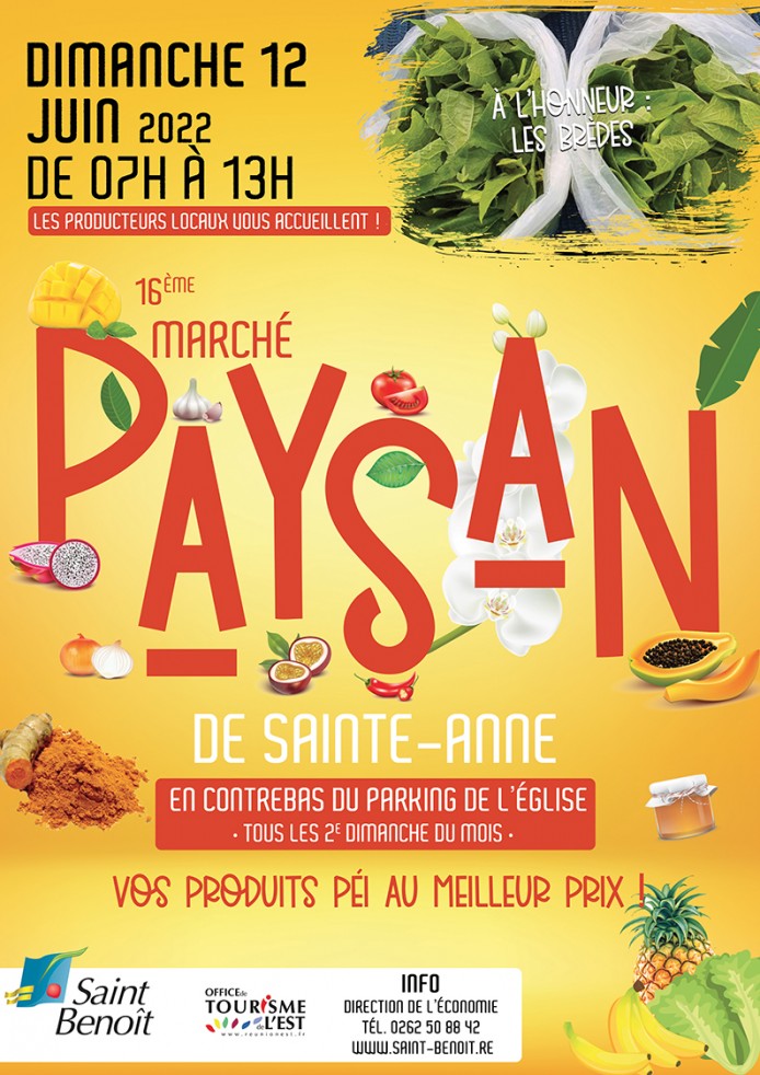 Le Marché Paysan de Sainte-Anne est de retour pour sa 16e édition!