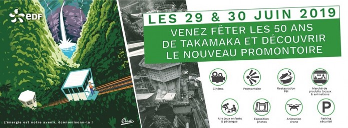 Inscrivez-vous aux 50 ans de l'usine de Takamaka