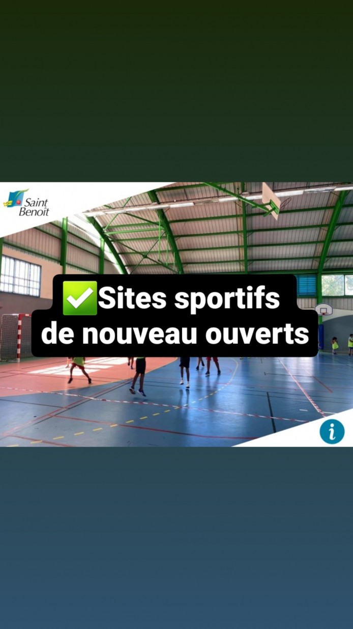 Réouverture des sites sportifs