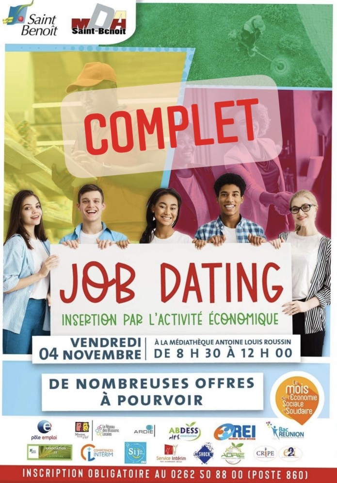 JOB DATING spécial IAE (Insertion par l’Action Economique)